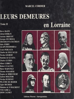 cover image of Leurs demeures en Lorraine